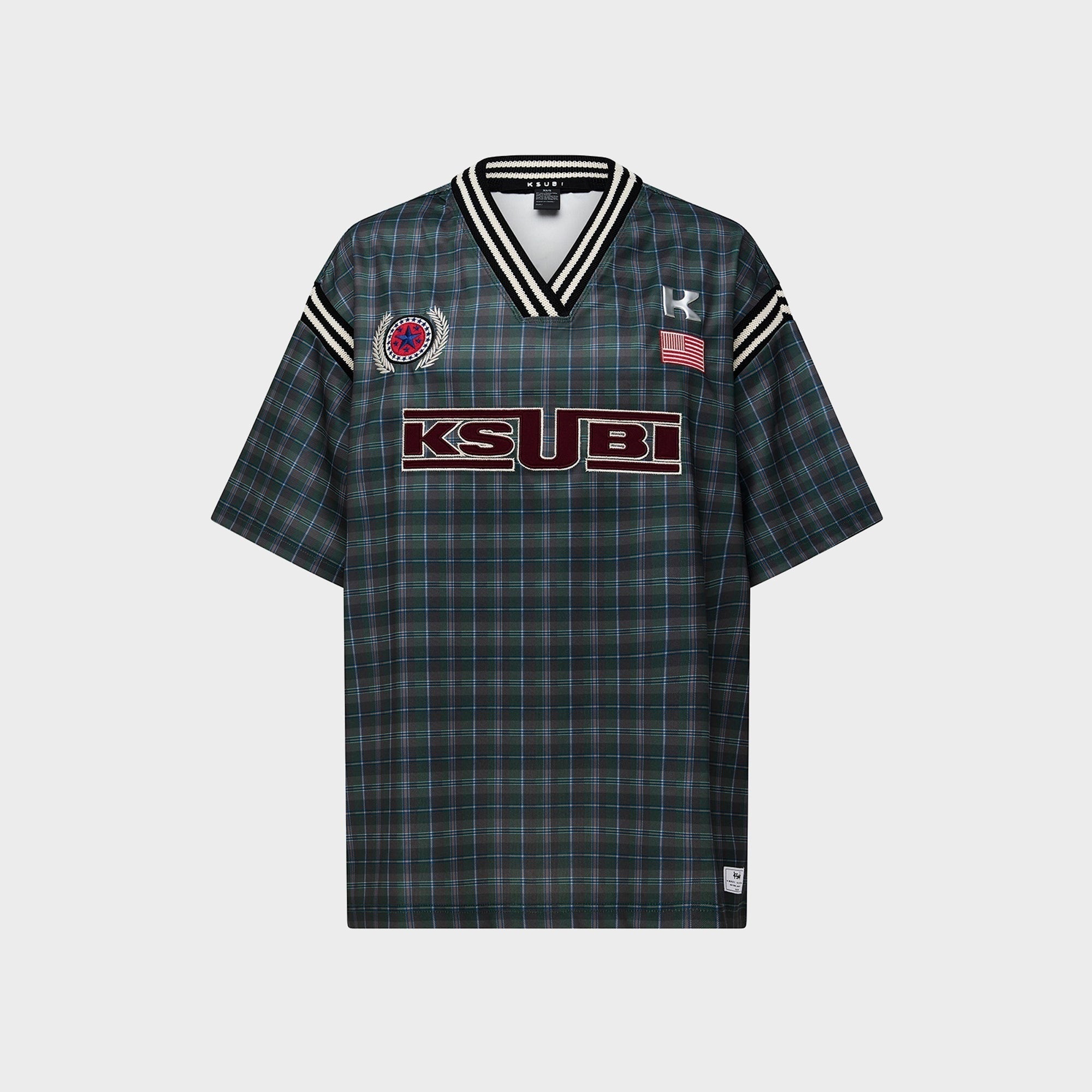 Ksubi Union Jersey - Hunter Plaid