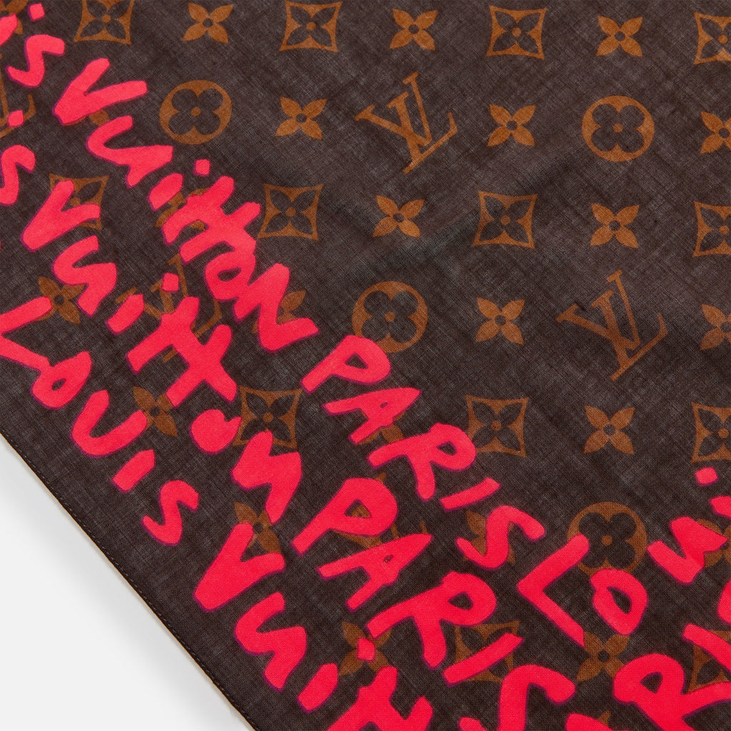 WGACA Louis Vuitton Sprouse Scarf PM - Pink