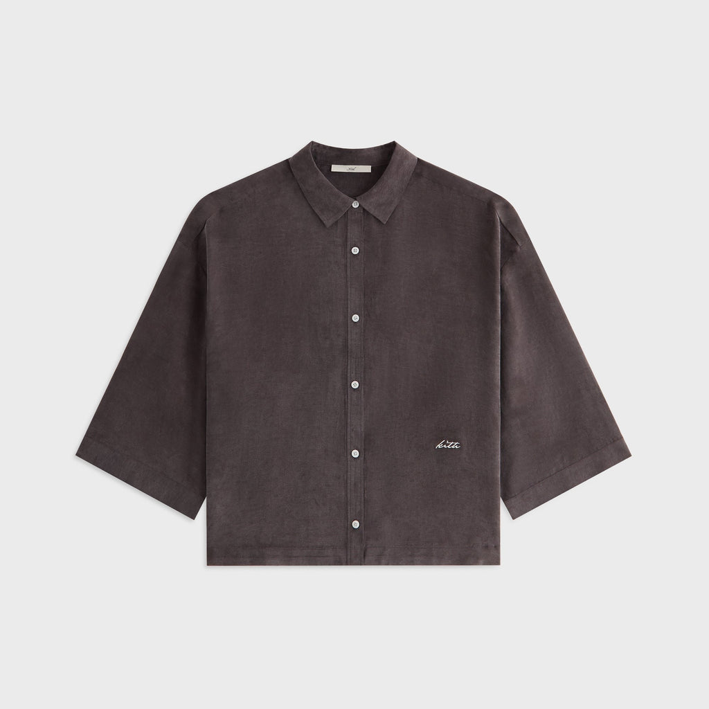 Kith Women Nafissa Oversized Button Up Shirt - Kindling