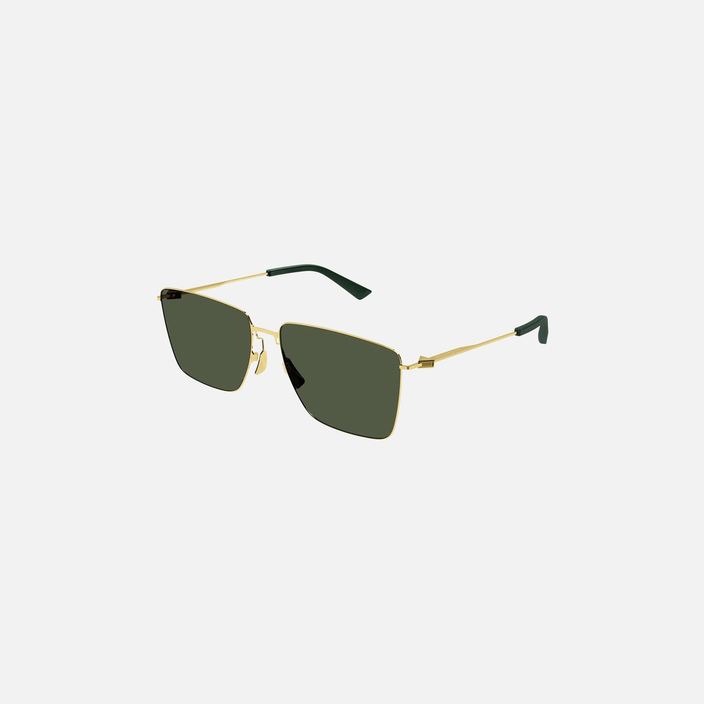 Bottega Veneta Metal Rimless Frame Sunglasses - Green