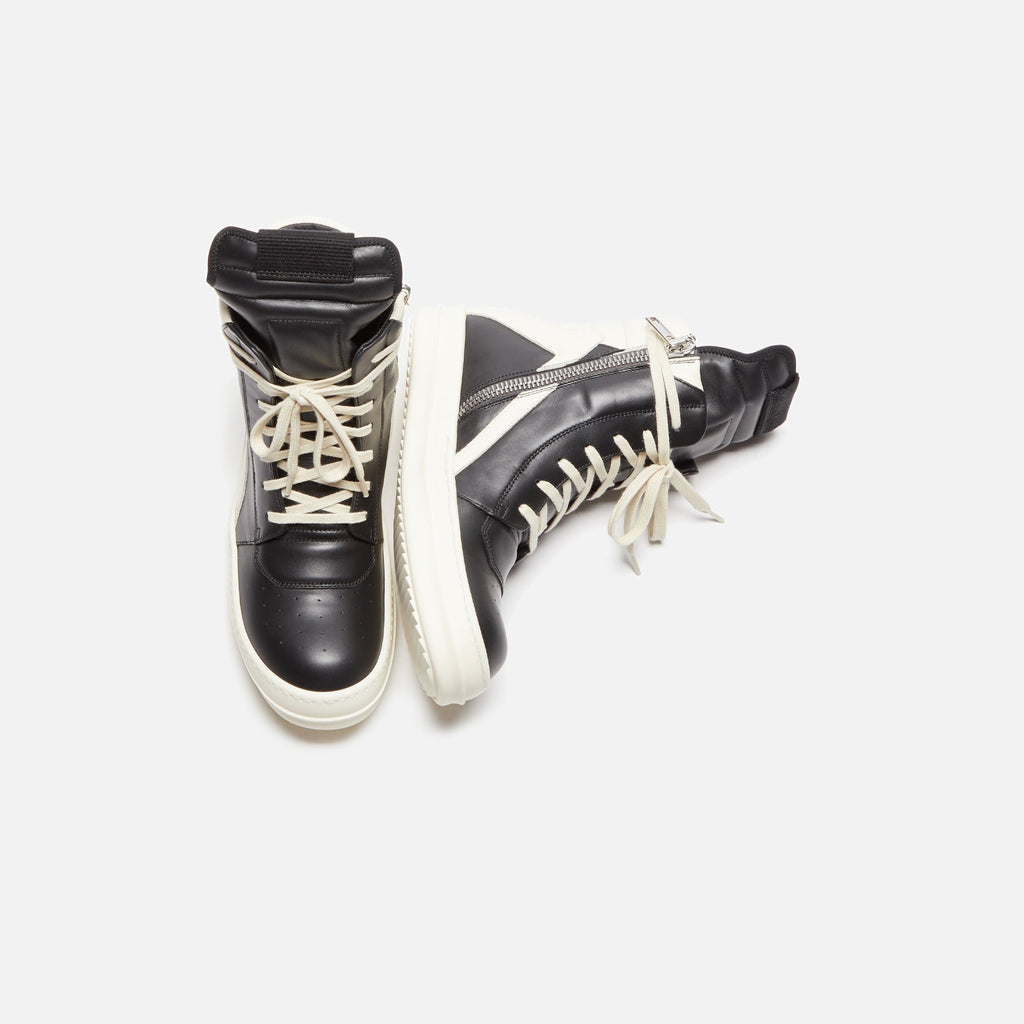 Rick Owens WMNS Geobasket - Black / Milk / Milk