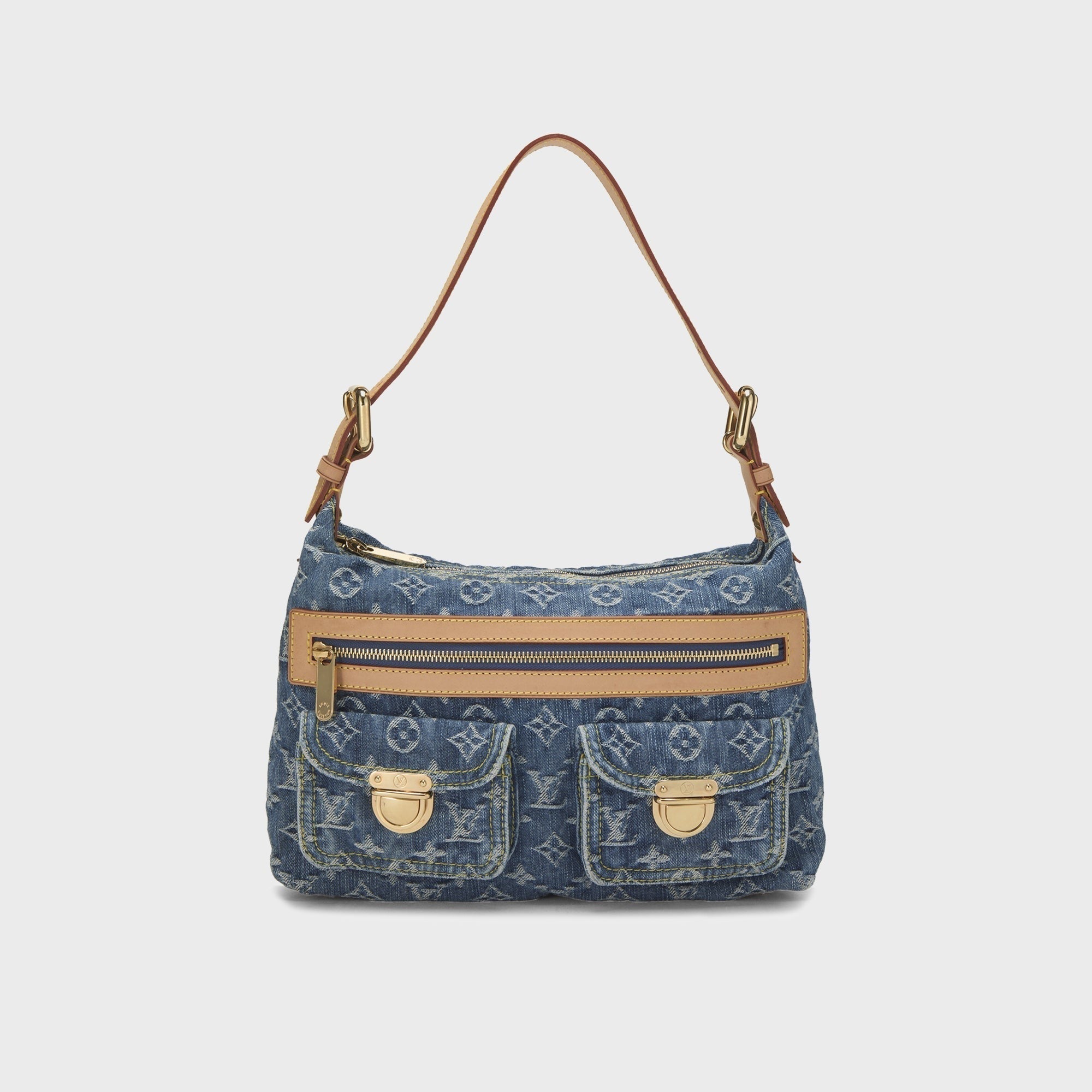 WGACA Louis Vuitton Monogram Baggy PM Shoulder Bag - Denim