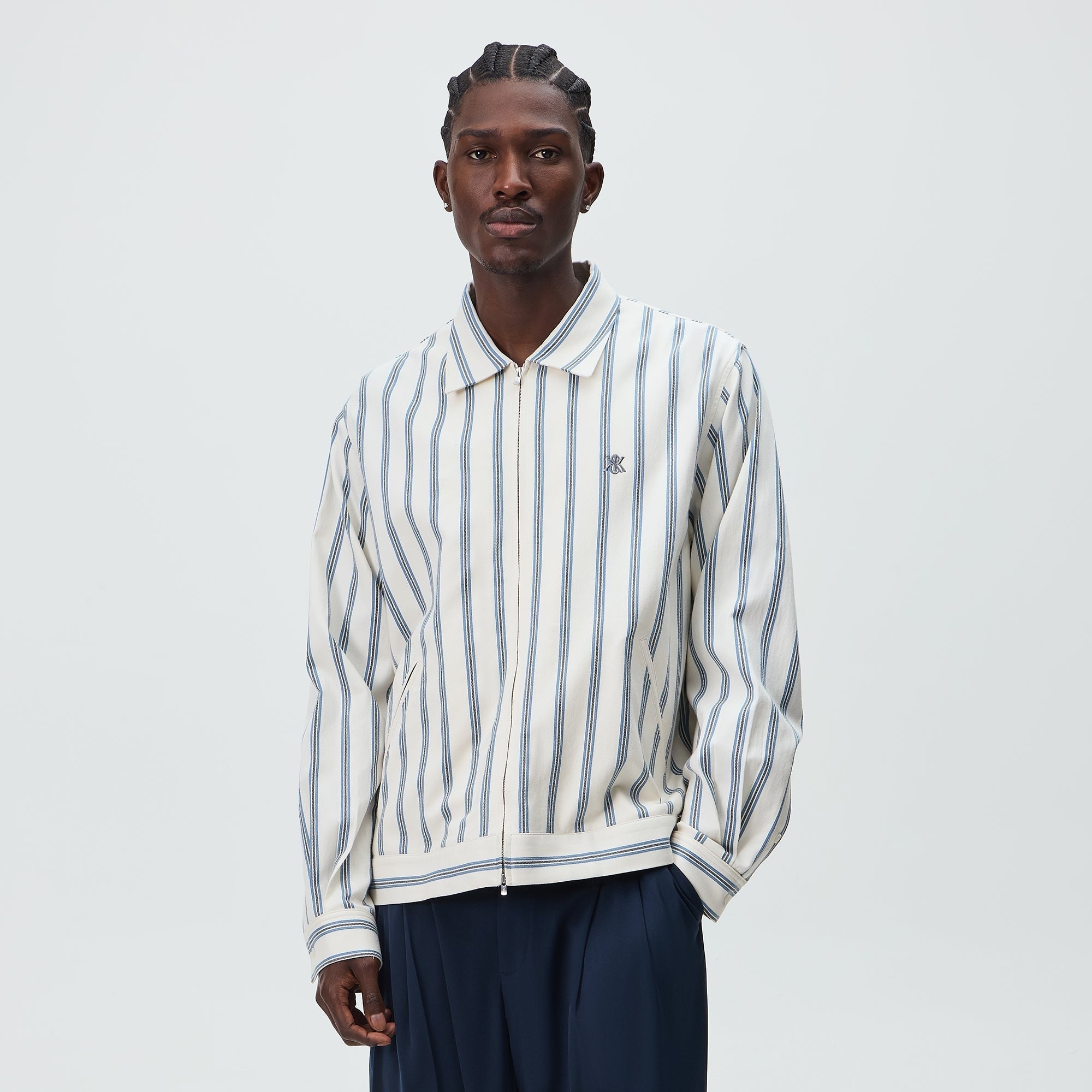 Kith Textured Stripe Connor Blouson Jacket - Ovation