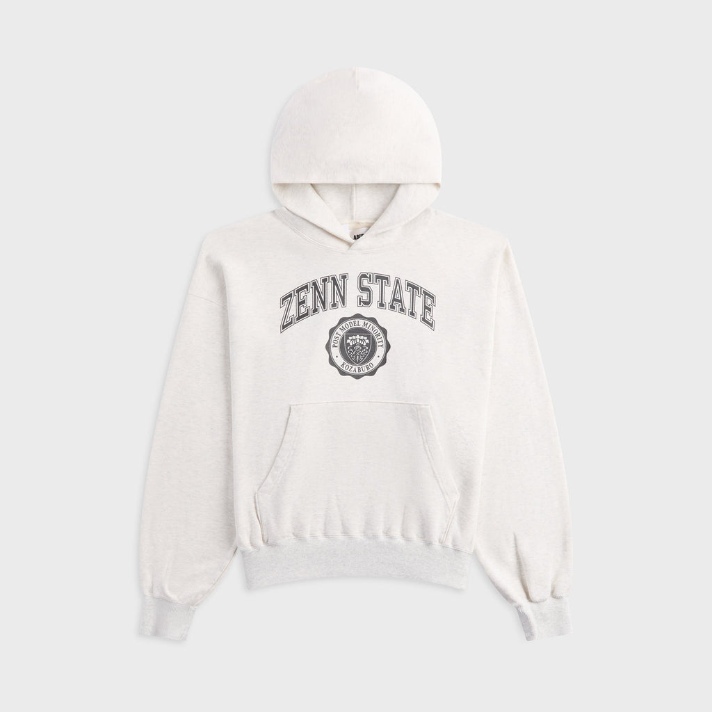 KOZABURO Zenn State Print Hoodie - Light Gray
