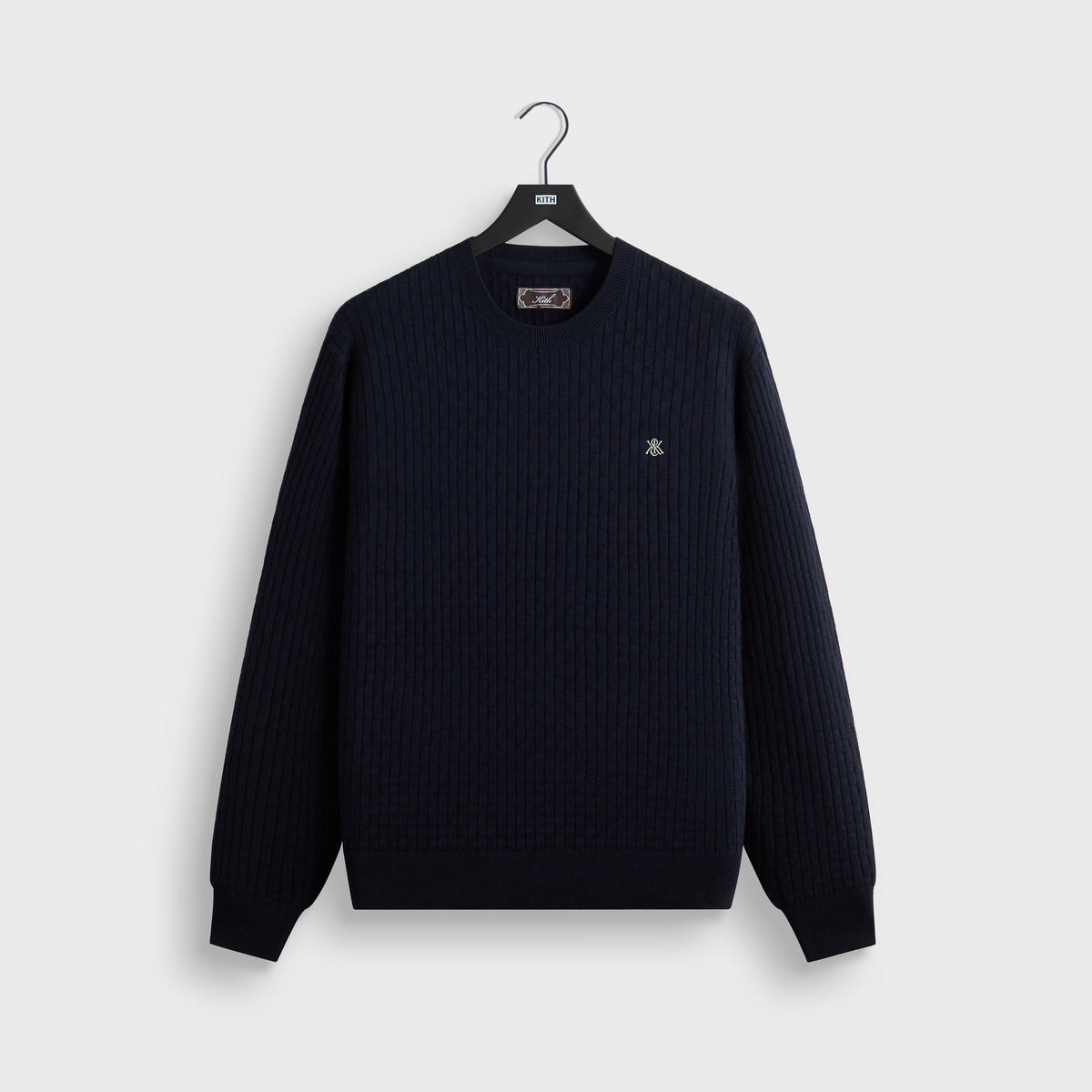 Kith Basketweave Tilden Crewneck - Nocturnal