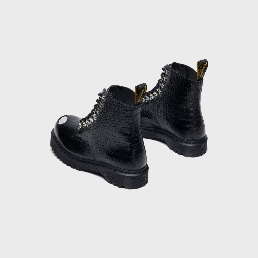 Dr. Martens Analine Croc Emboss 1460 Pascal - Black