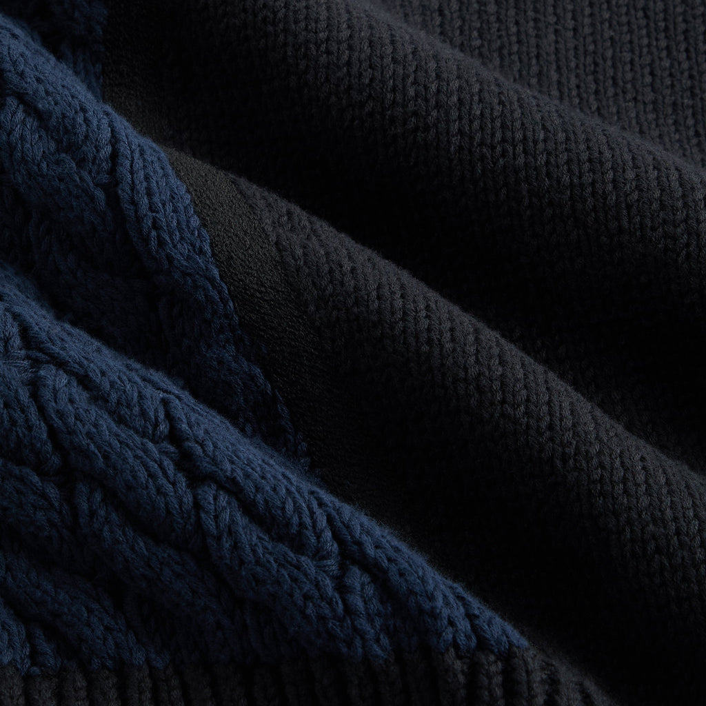 Kith for Needles Wyona Full Zip Sweater - Black