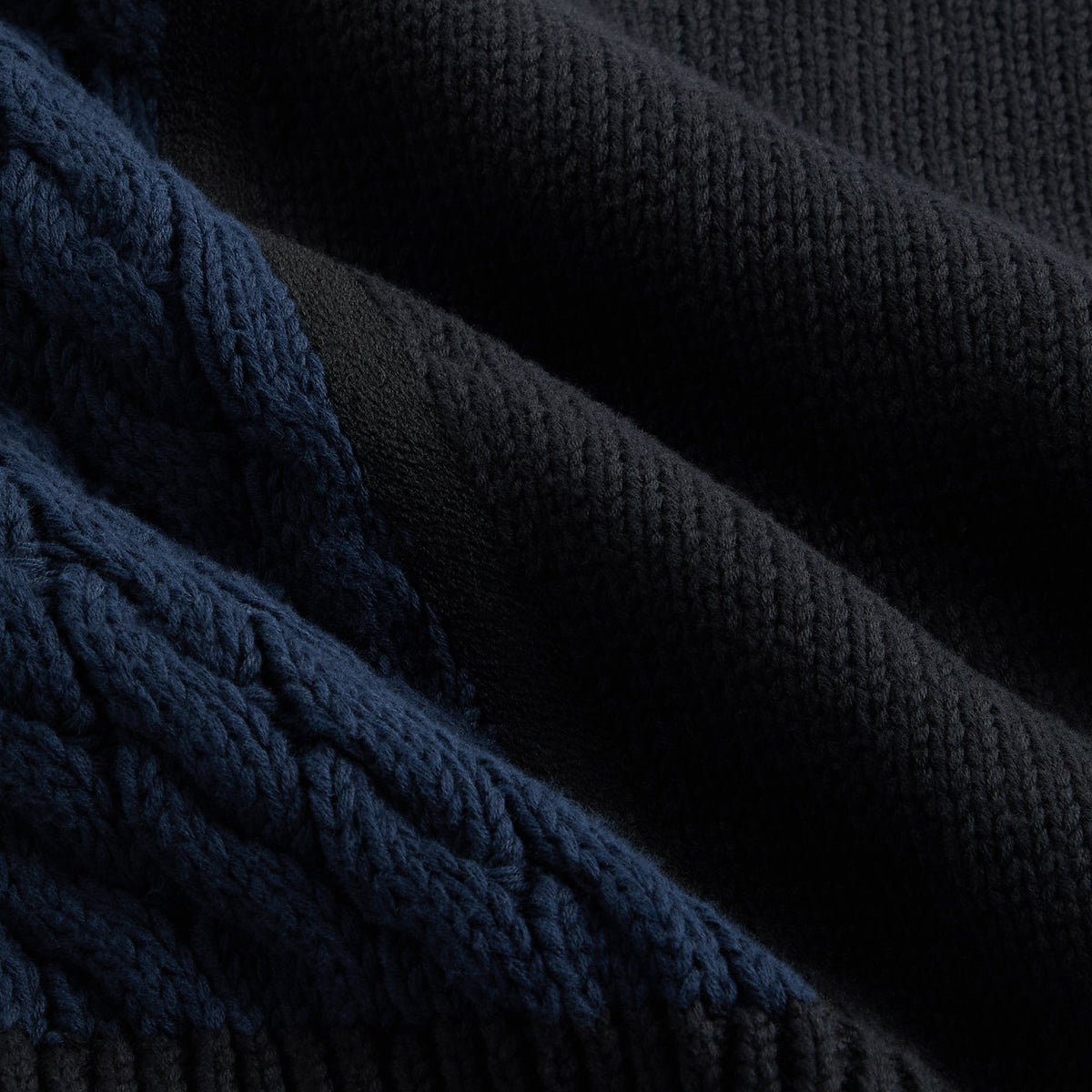 Kith for Needles Wyona Full Zip Sweater - Black
