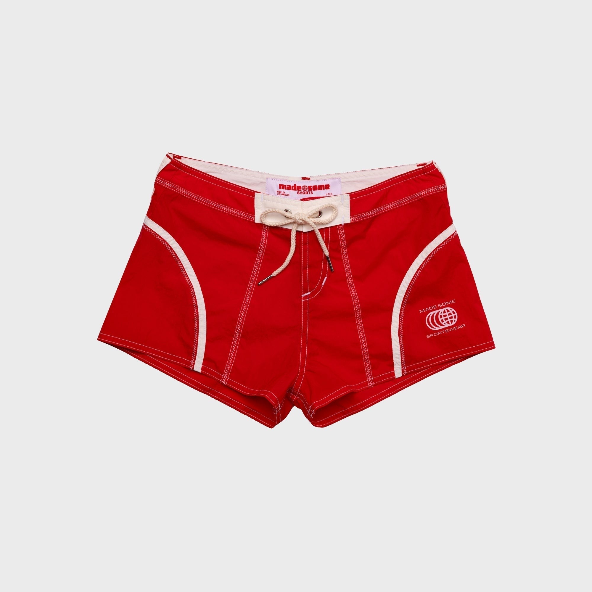 Made Some Short Shorts - Red / White