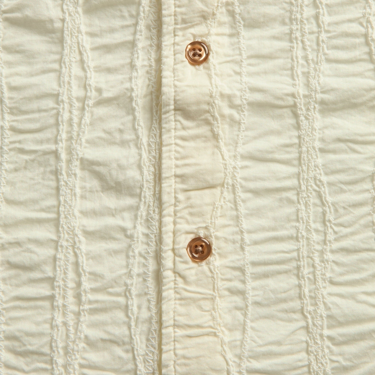 Brain Dead Twisted Piping Shirt - Natural