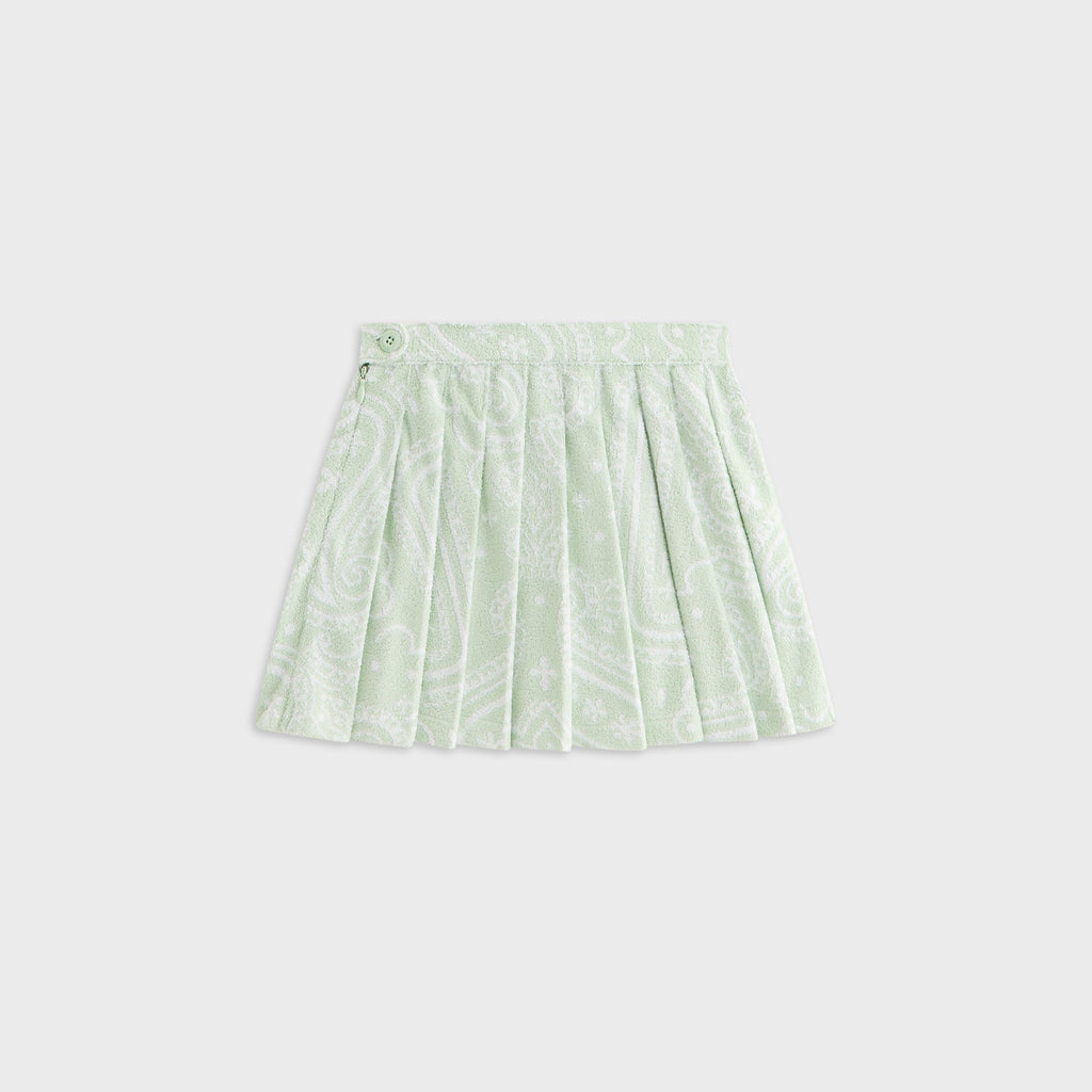 Kith Kids Paisley Jacquard Pleated Skirt - Tidal
