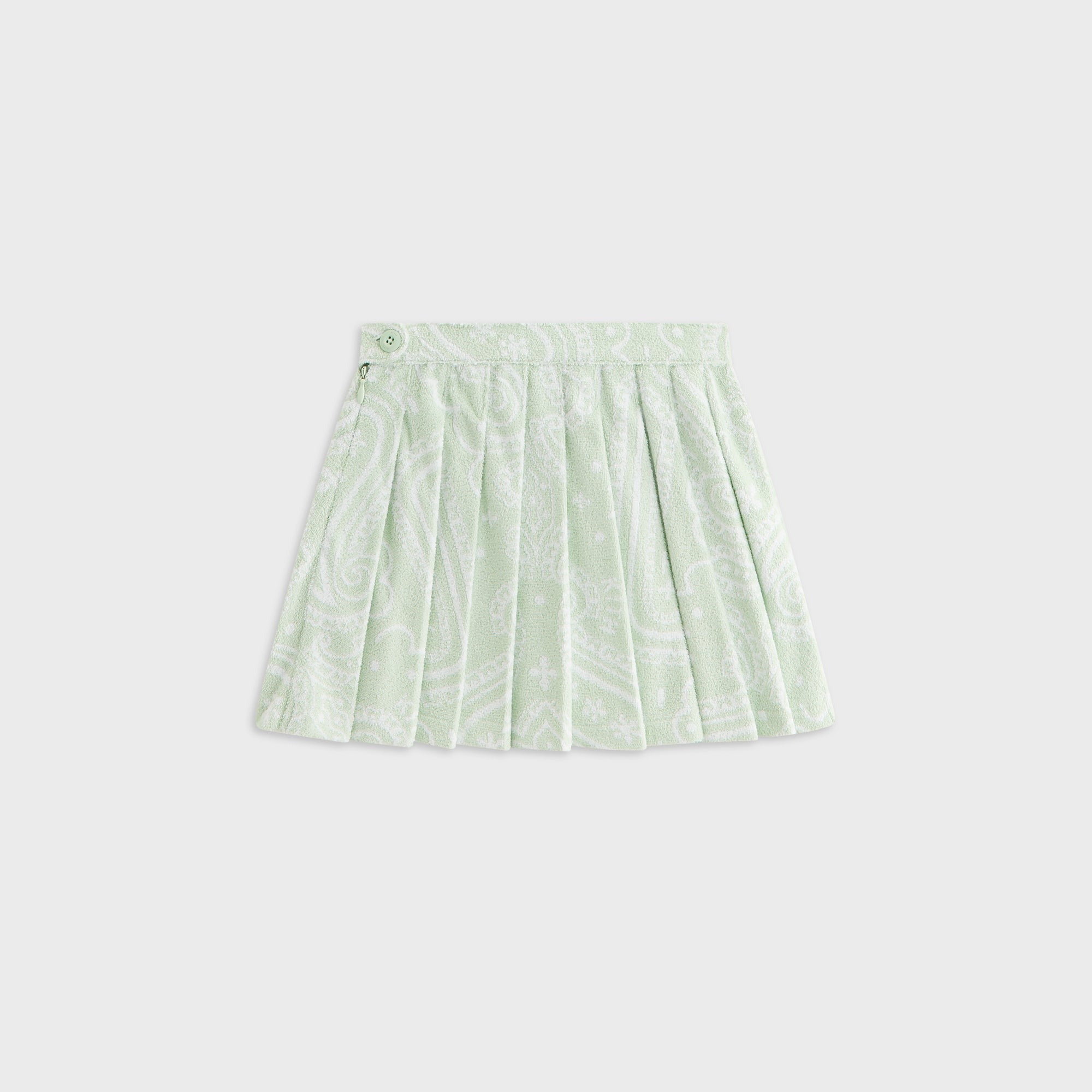 Kith Kids Paisley Jacquard Pleated Skirt - Tidal