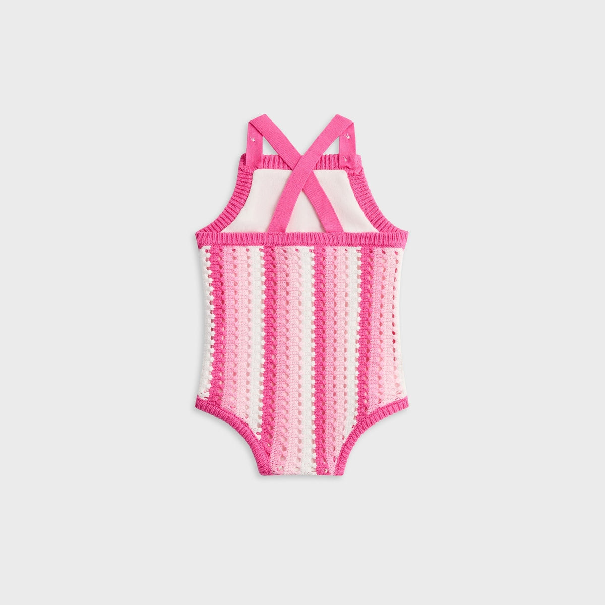 Kith Baby Open Knit Romper - Canna