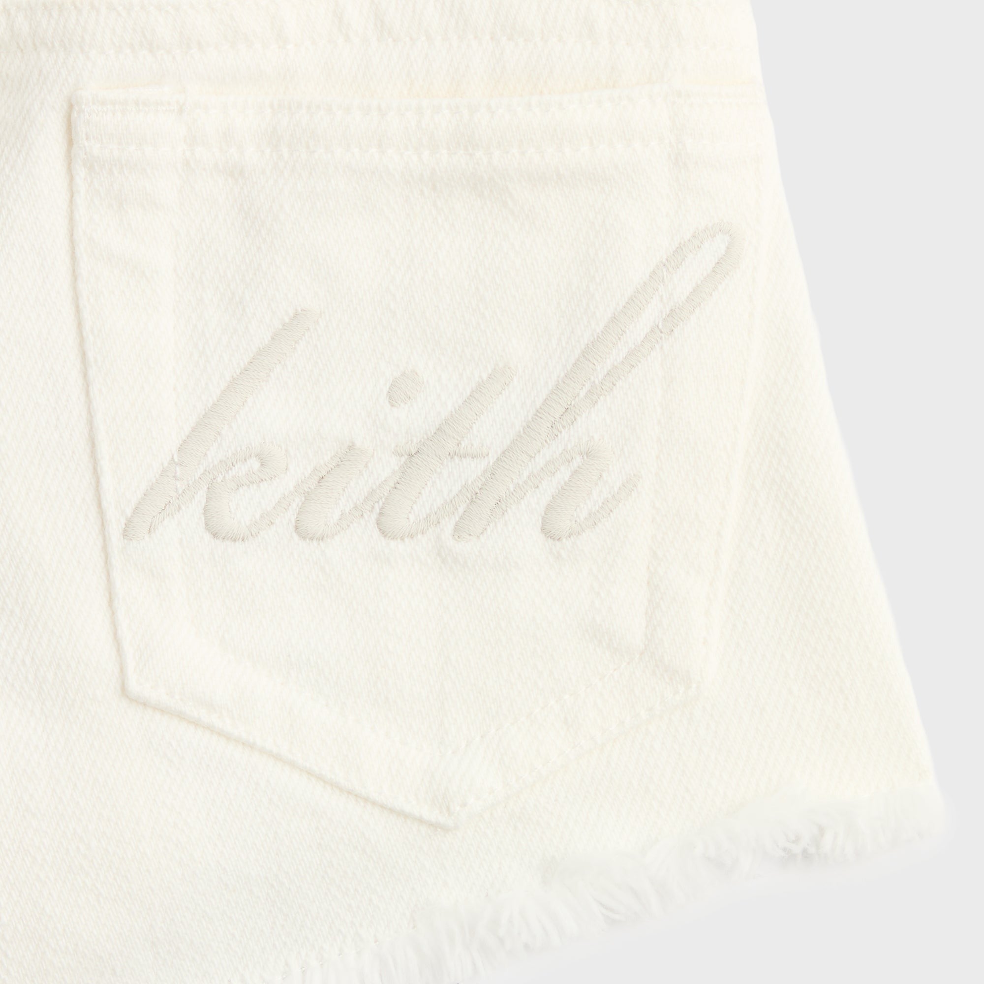 Kith Kids Denim Cut Off Short - Silk
