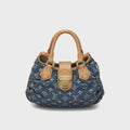 WGACA Louis Vuitton Denim Pleaty Bag - Blue