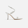 Gia Borghini x Miaou Reno Sandal - White