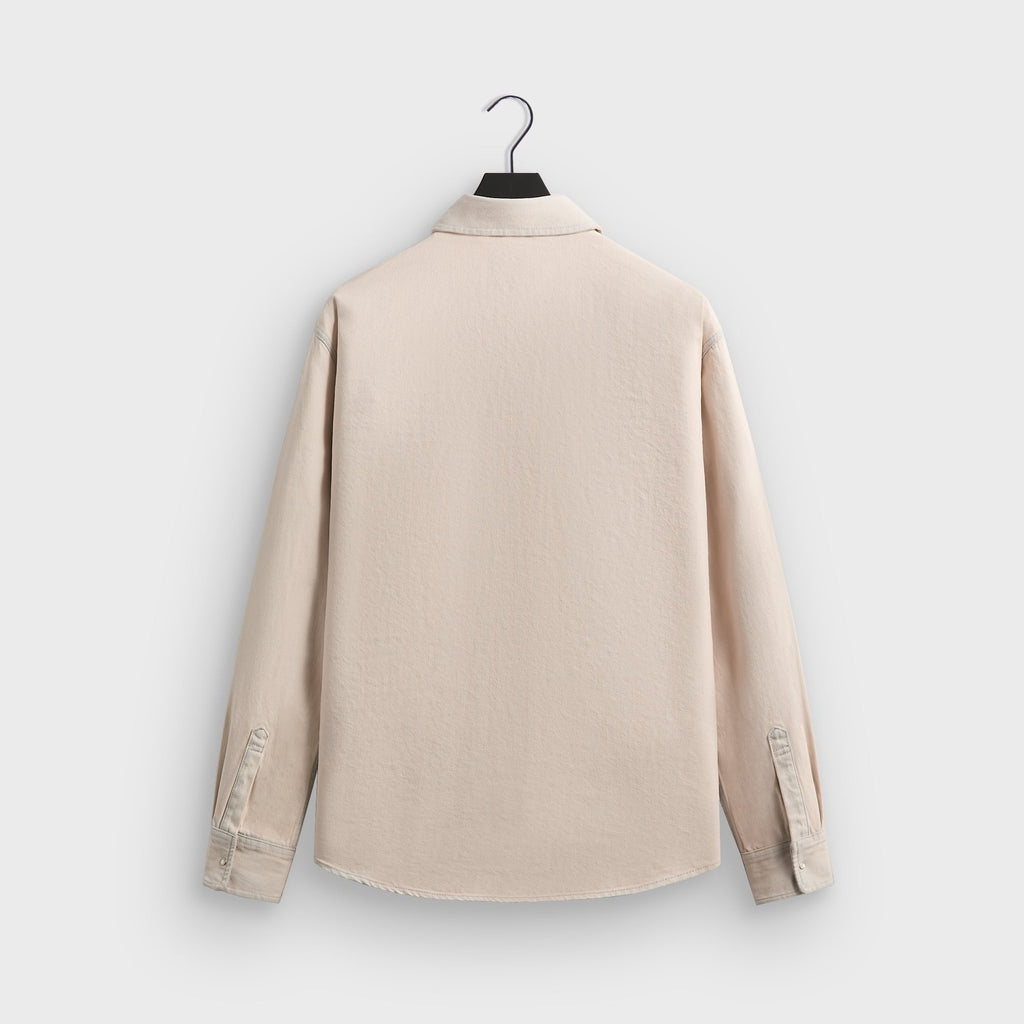 Kith Midweight Denim Long Sleeve Warwick Shirt - Washed Pastel