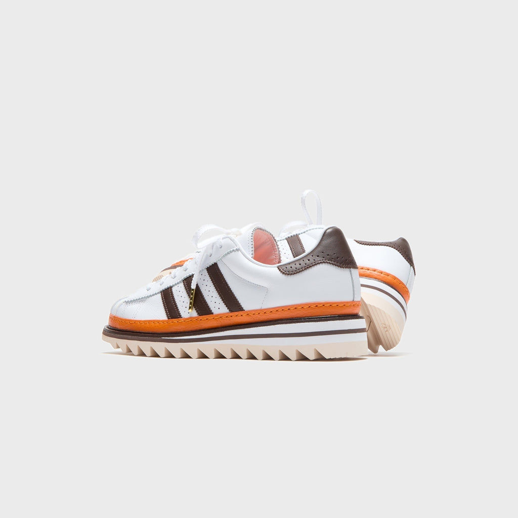 adidas x CLOT Superstar - Cloud White / Coffee / Unity Orange