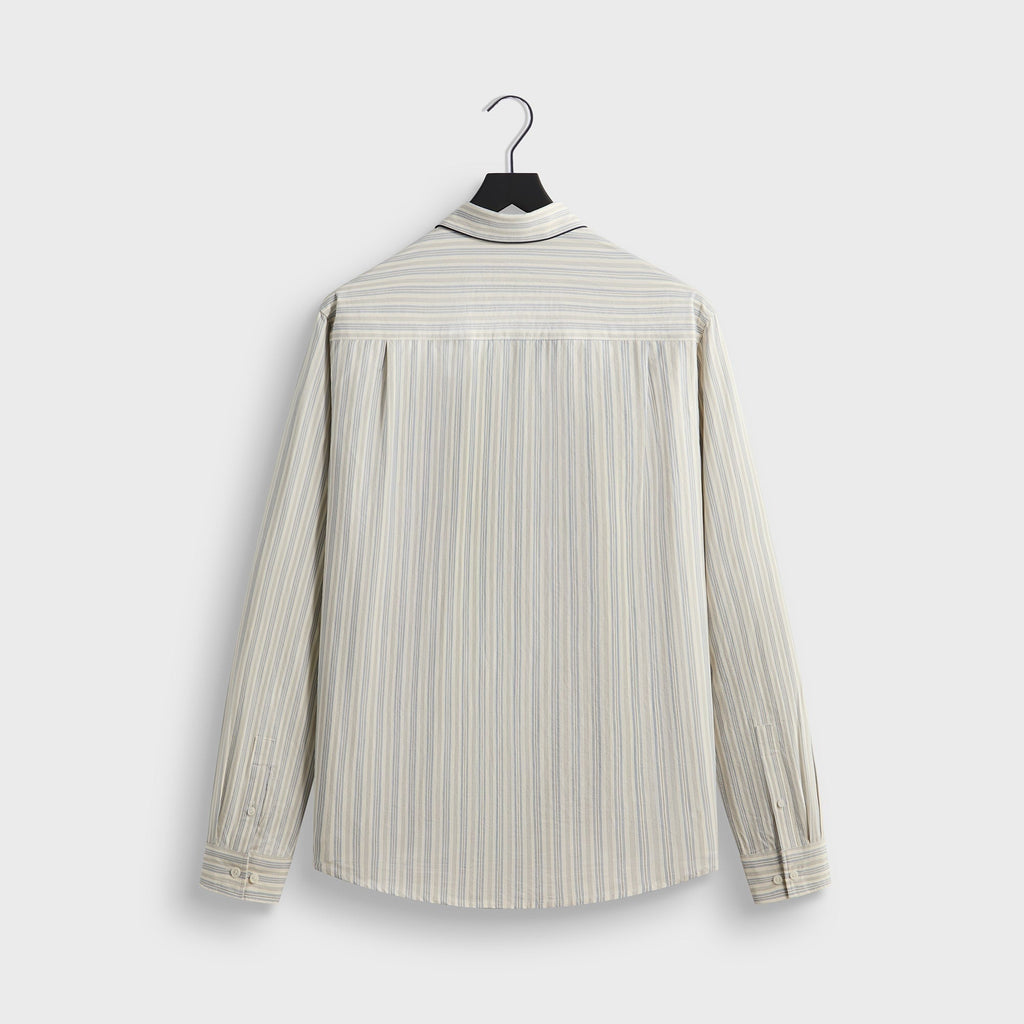 Kith Striped Poplin Georgie Shirt - Sandrift