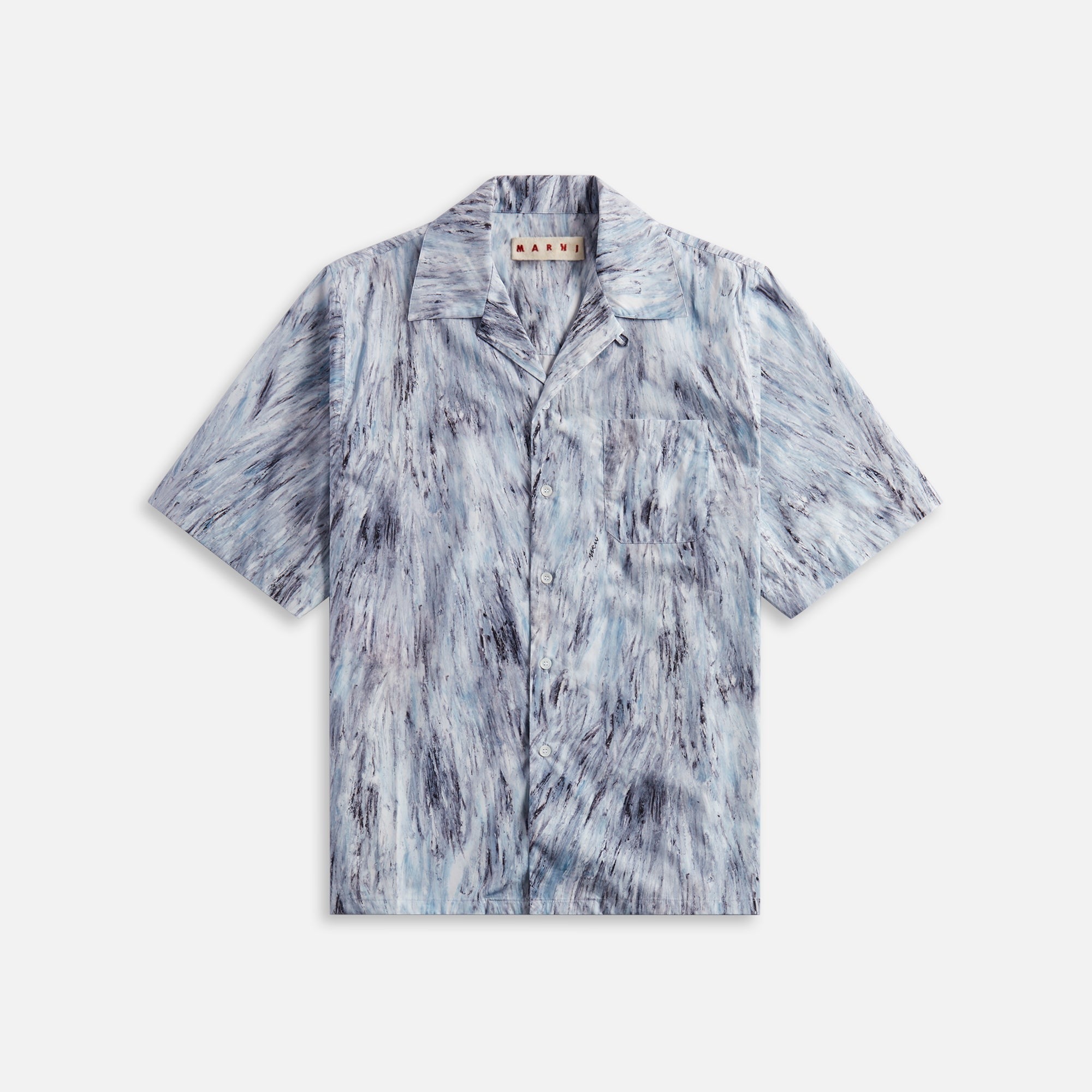 Marni Fuzzy Crayon Organic Poplin Shirt - Frost