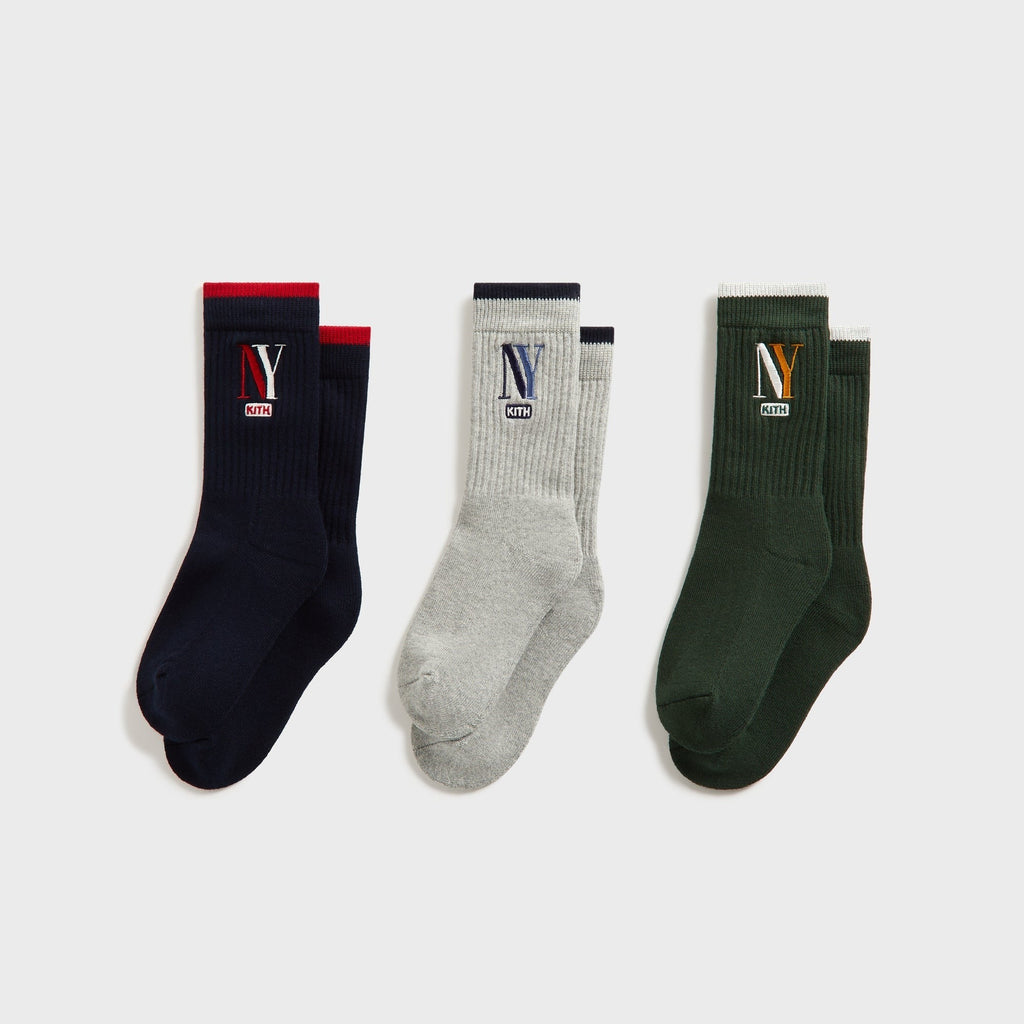 Kith Kids 3-Pack NY Socks - Multi