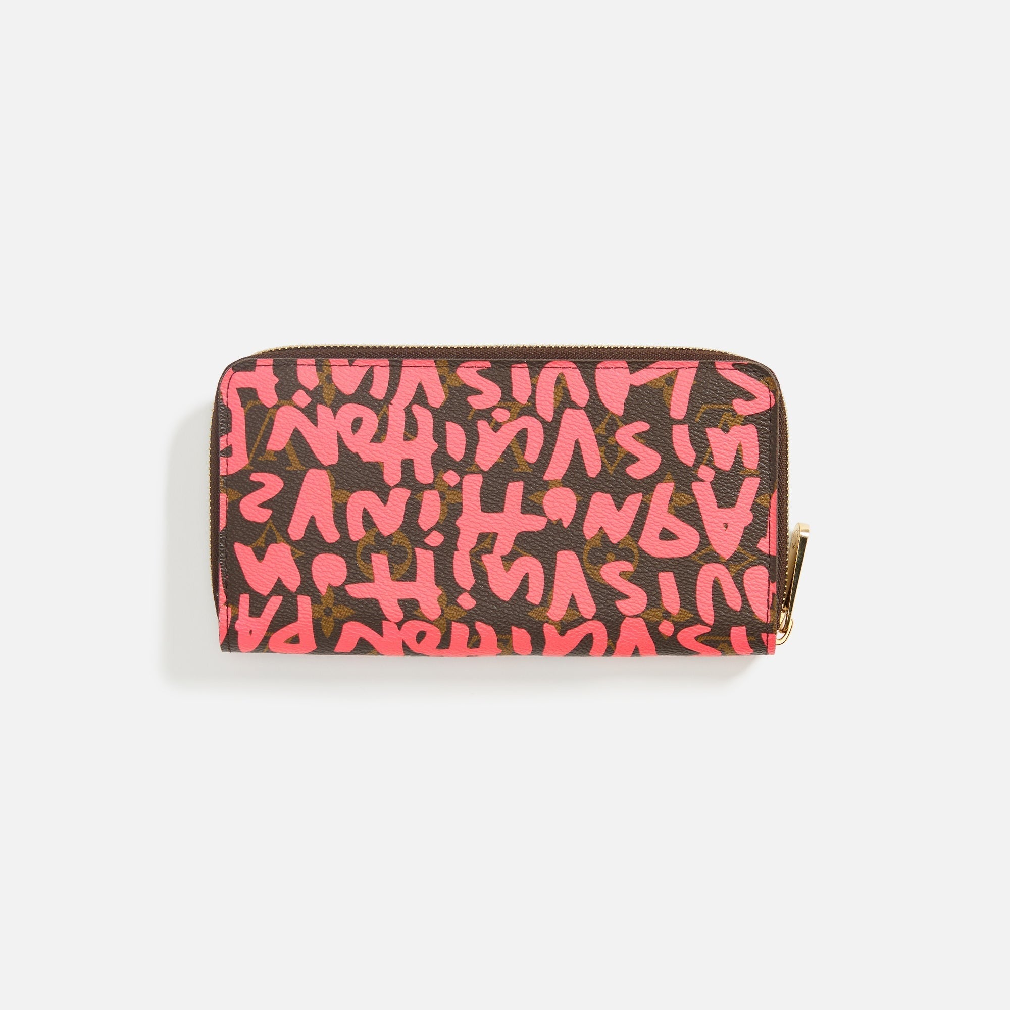 WGACA Louis Vuitton x Stephen Sprouse Zippy Continental Wallet - Pink