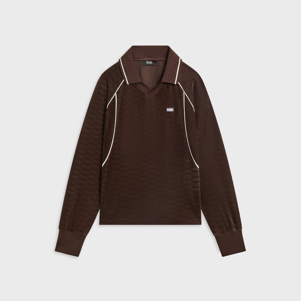 Kith Kids Monogram Velour Soccer Jersey - Kindling
