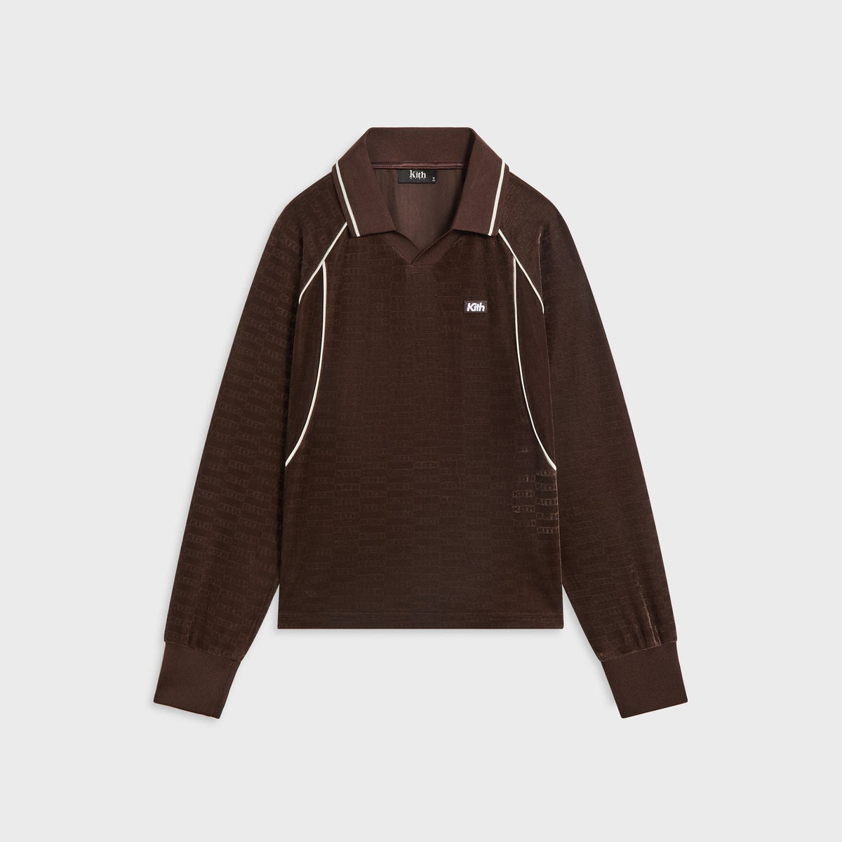Kith Kids Monogram Velour Soccer Jersey - Kindling