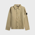 Stone Island Mineral Dyed Panama Cotton Overshirt - Military Green
