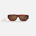 Bottega Veneta L Sunglass Unisex Recycled Acetate - Havana Brown
