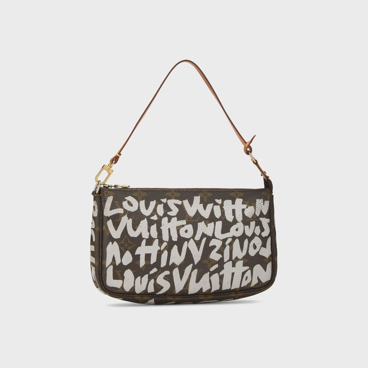 WGACA Louis Vuitton x Stephen Sprouse Orange Monogram Graffiti Pochette Accessoires - Brown