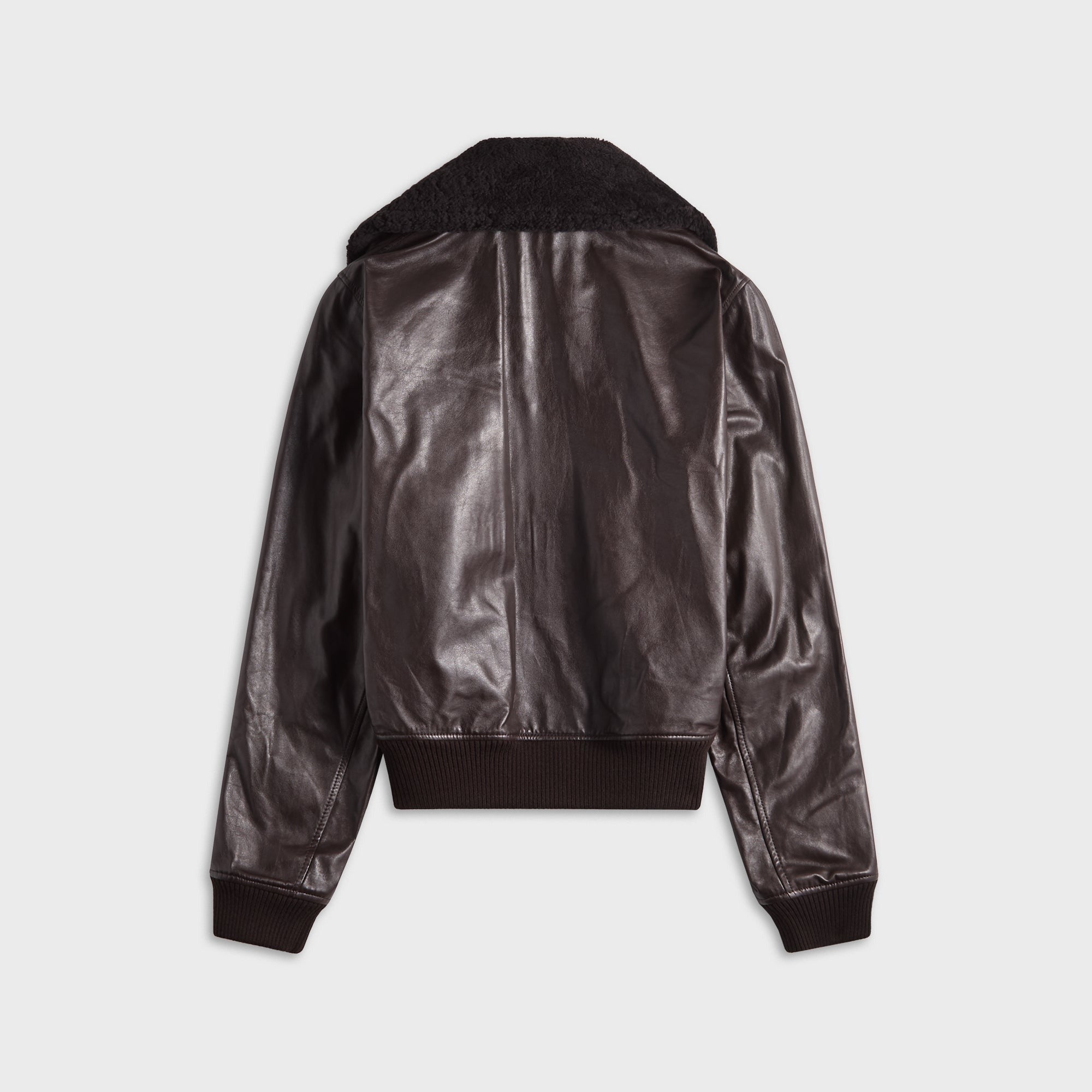 Our Legacy Pharos Bomber - Umber Brown Fluid Calfskin