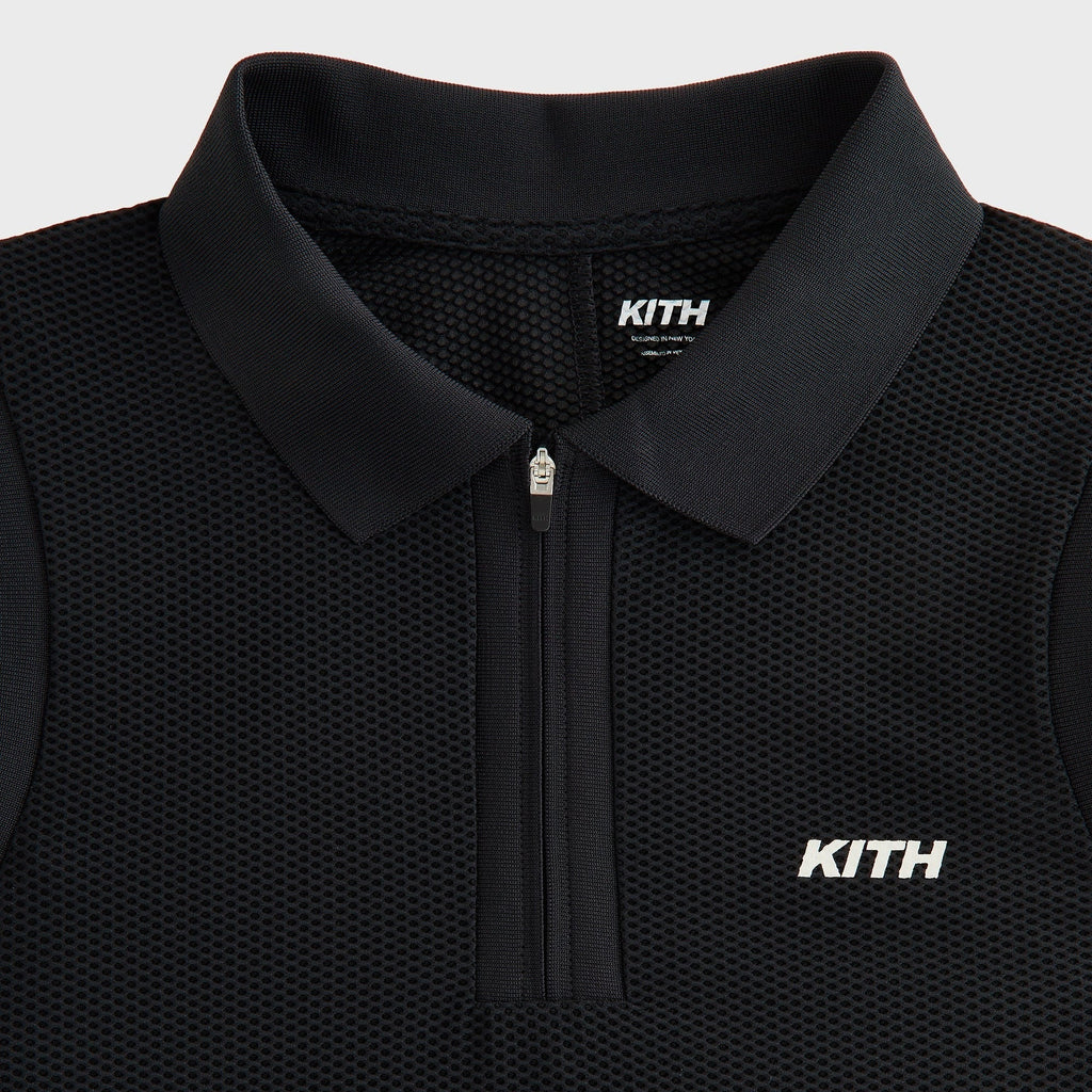 Kith Women Perry Polo Mesh Tank - Black