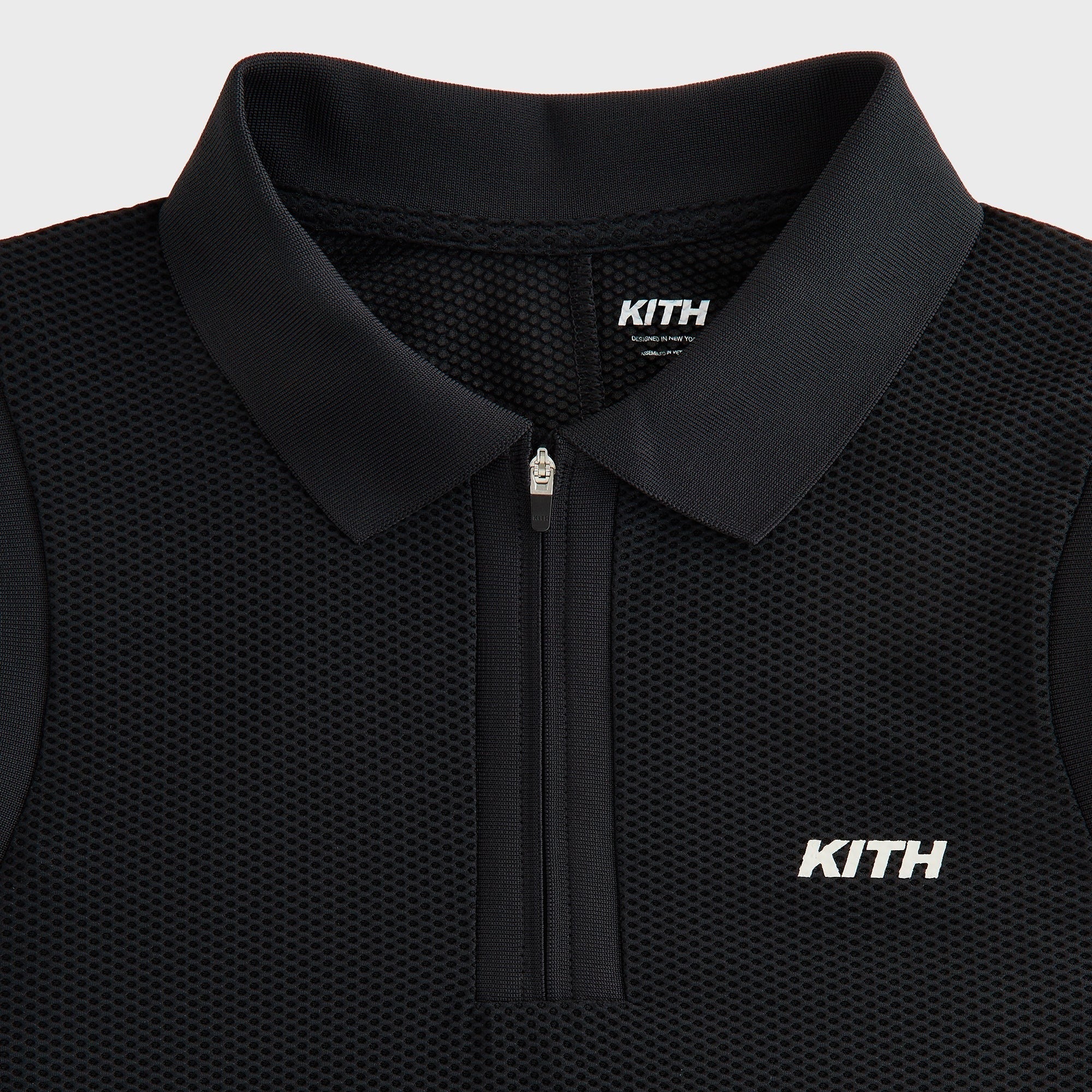 Kith Women Perry Polo Mesh Tank - Black
