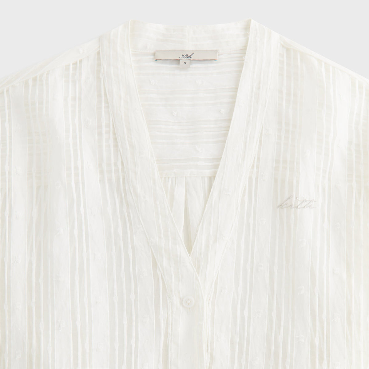 Kith Women Carmyn Sheer Cardigan Shirt - White