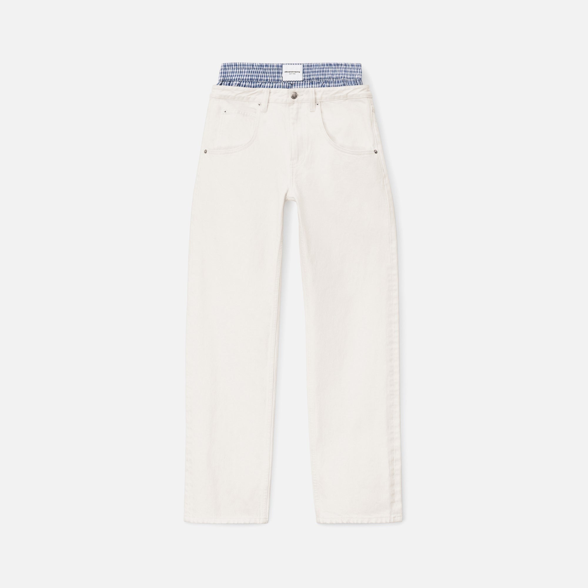Alexander Wang Prestyled Boxer Skater Jean - Moonshine