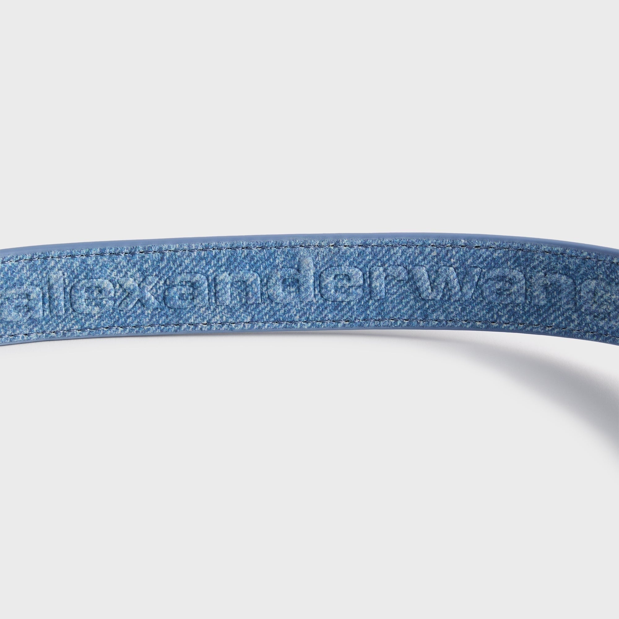 Alexander Wang Ricco Crushed Slim Flap Bag - Blue