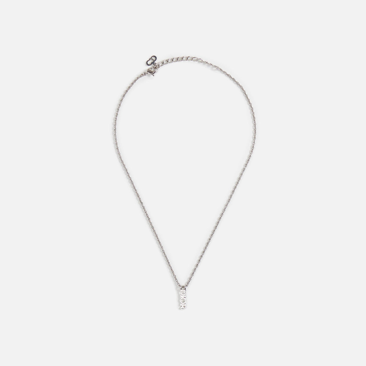WGACA Dior Logo Necklace - Silver