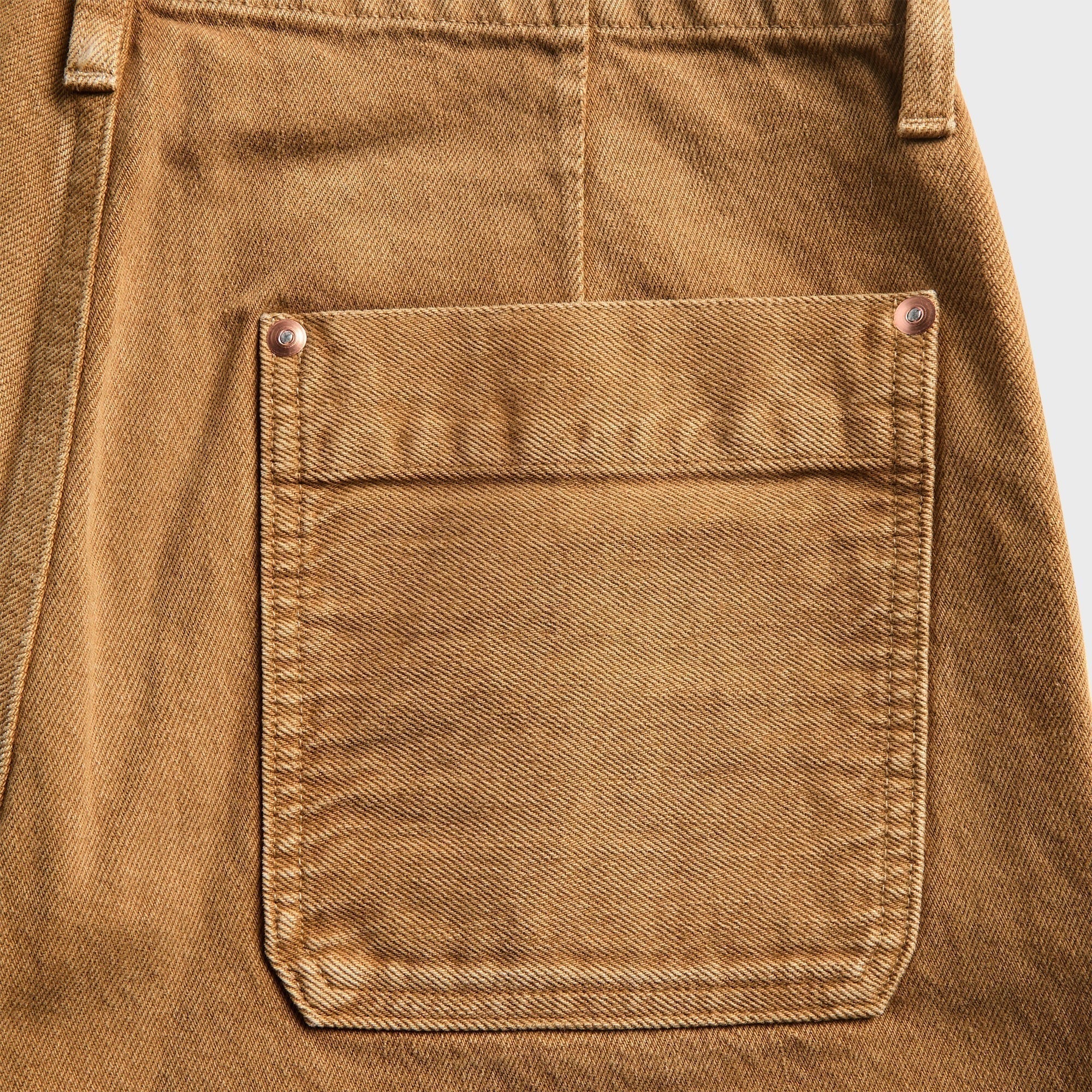 TANAKA New Classic Work Jeans - Overdye Khaki