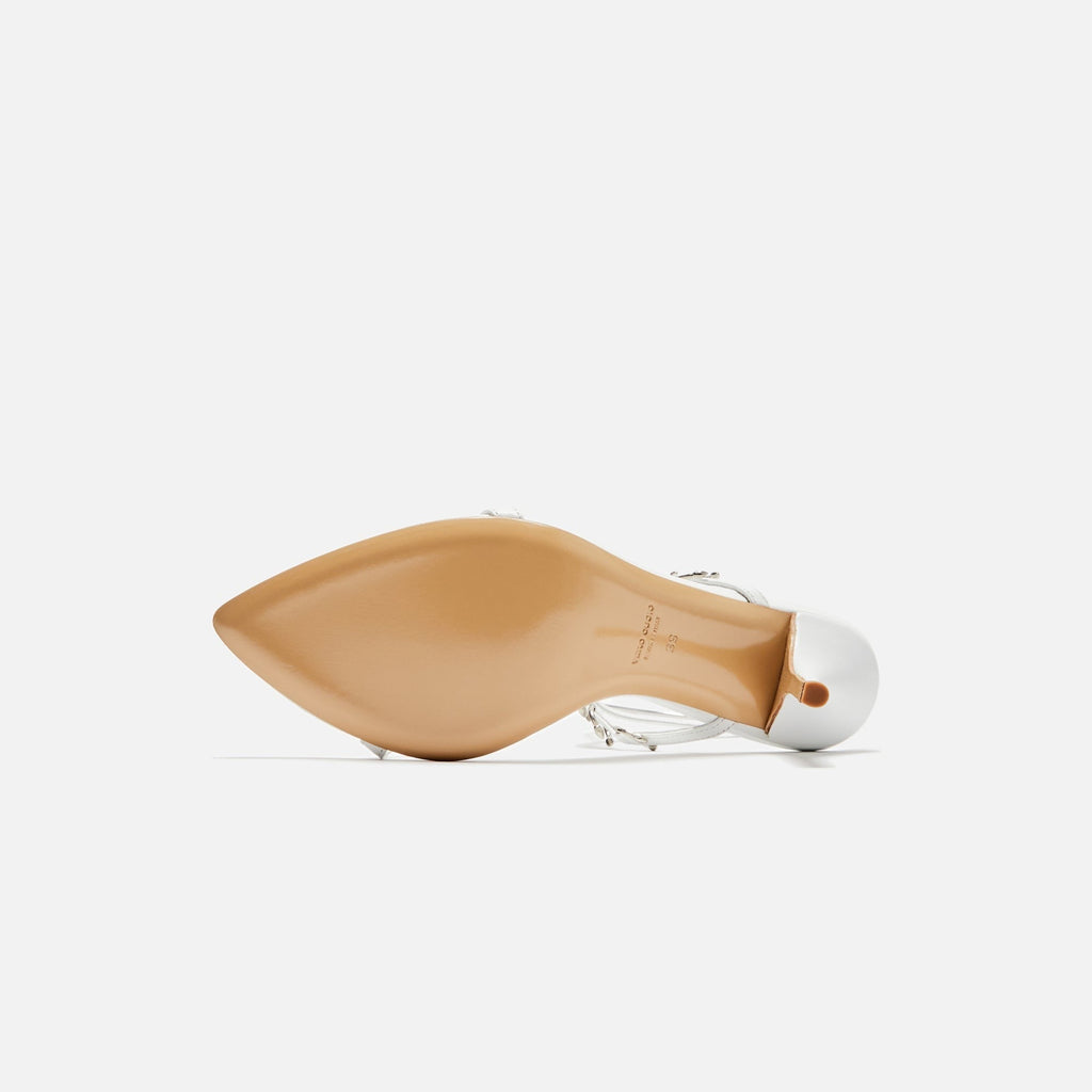 Gia Borghini x Miaou Reno Sandal - White