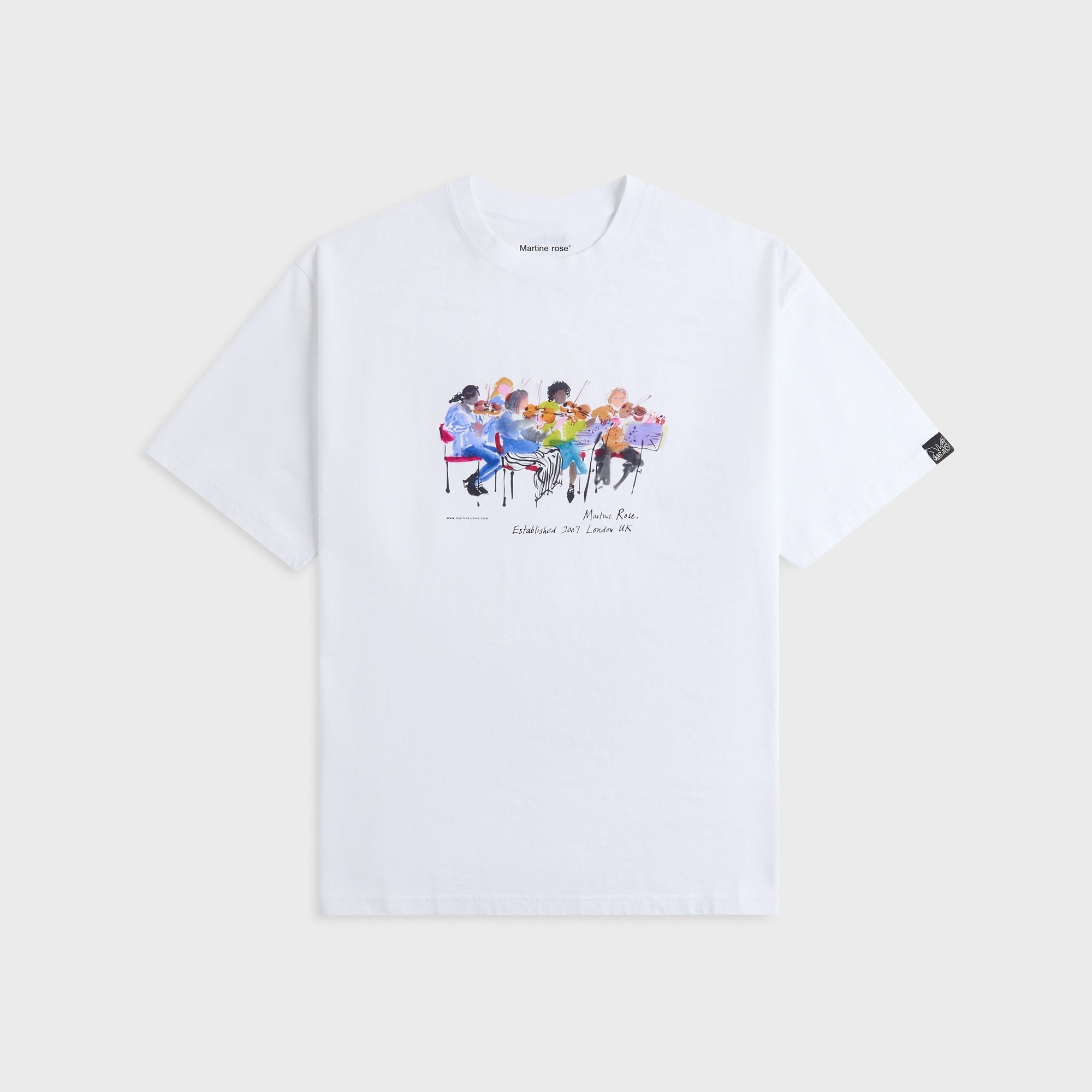 Martine Rose Short Sleeve Oversized Tee - White