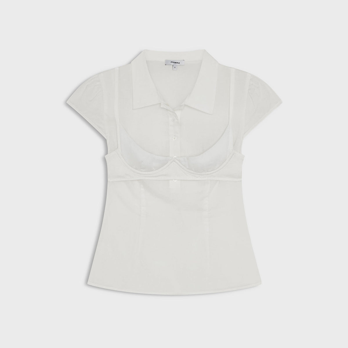 Miaou Hudson Top - White