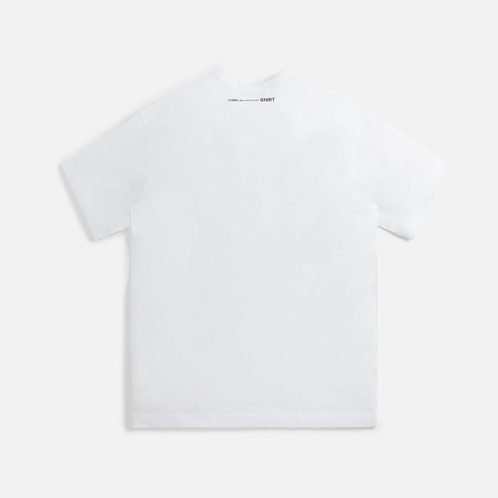 Comme des Garçons Shirt Cotton Jersey Tee - White