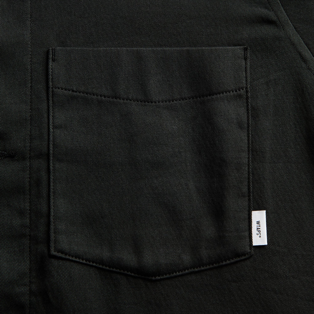 WTAPS CBW Cotton Twill Long Sleeve Shirt - Black