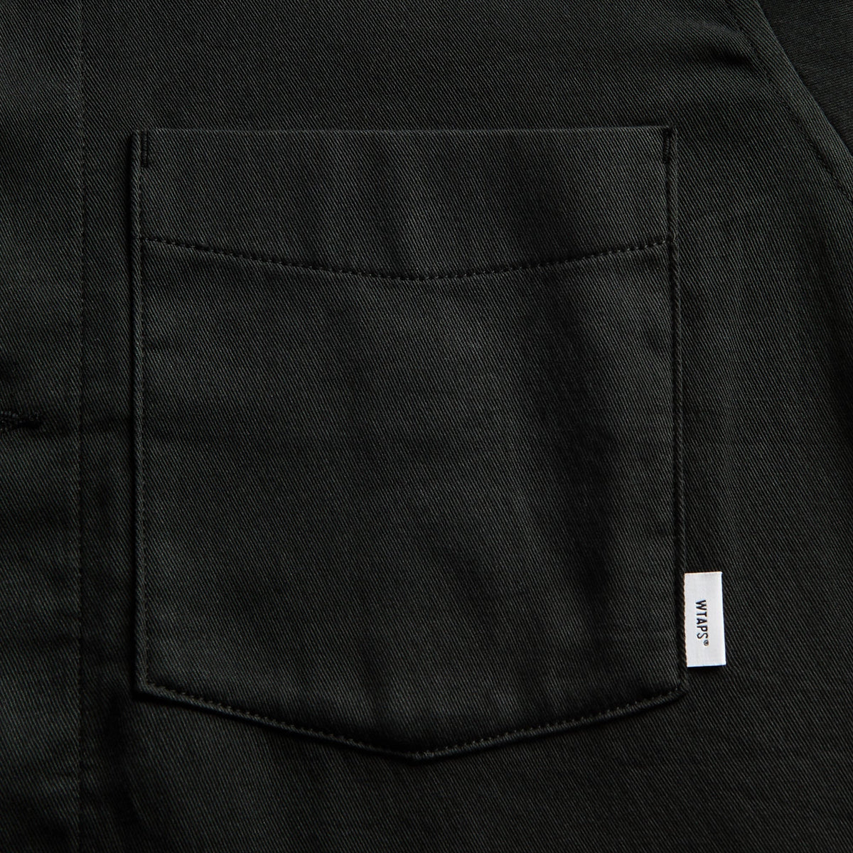 WTAPS CBW Cotton Twill Long Sleeve Shirt - Black