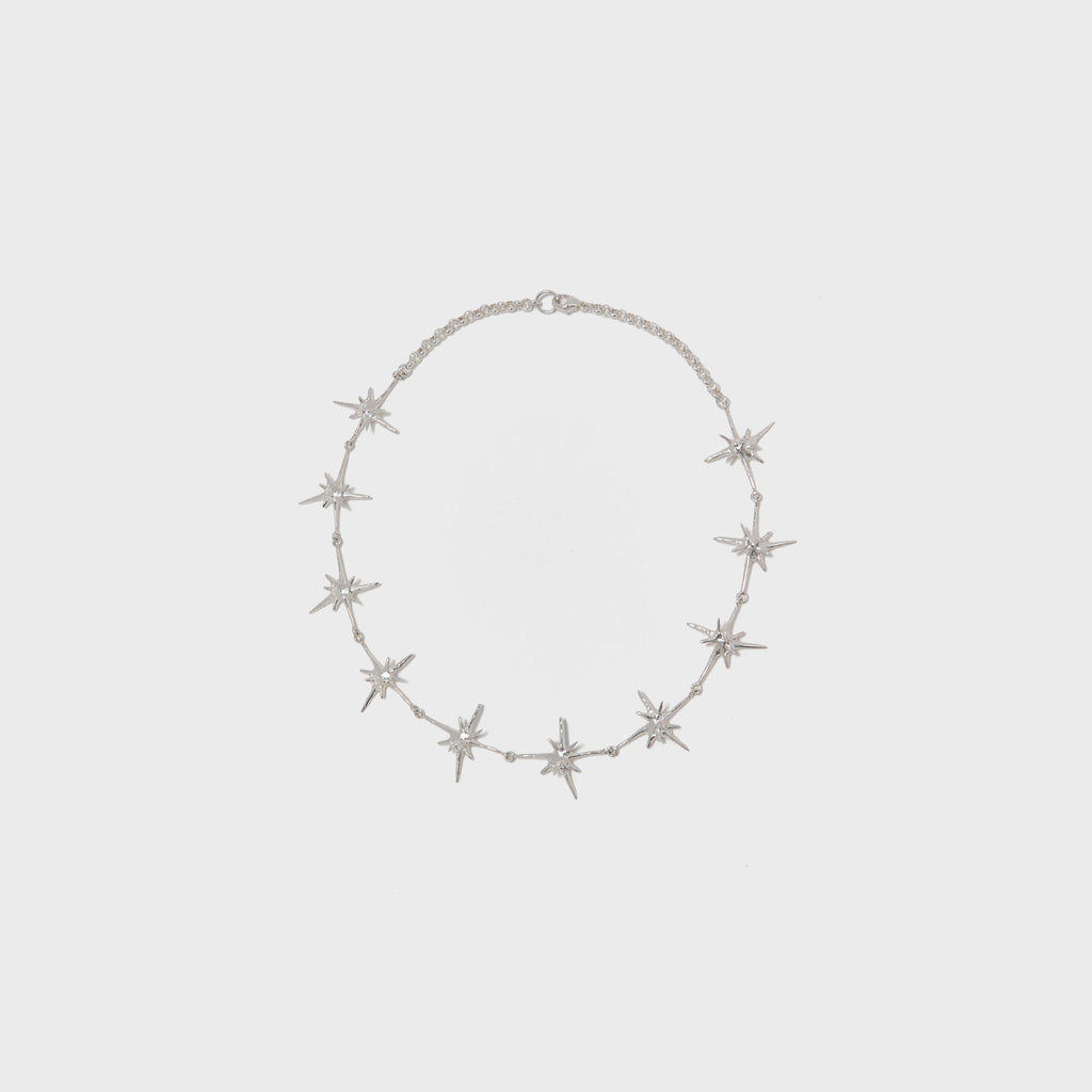 Faris Uni Collar Necklace - Silver