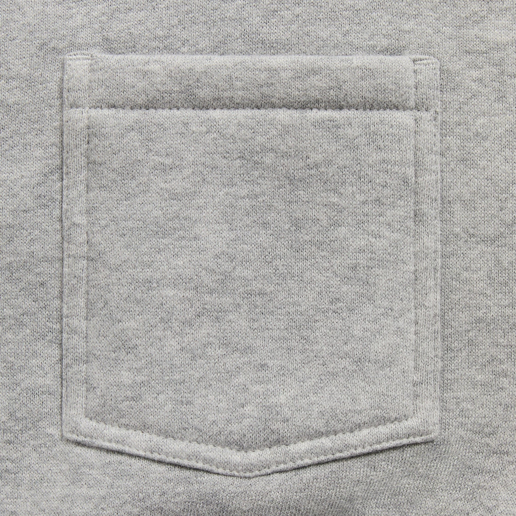 &Kin Plush Fleece Eito Workwear Jacket - Medium Heather Grey