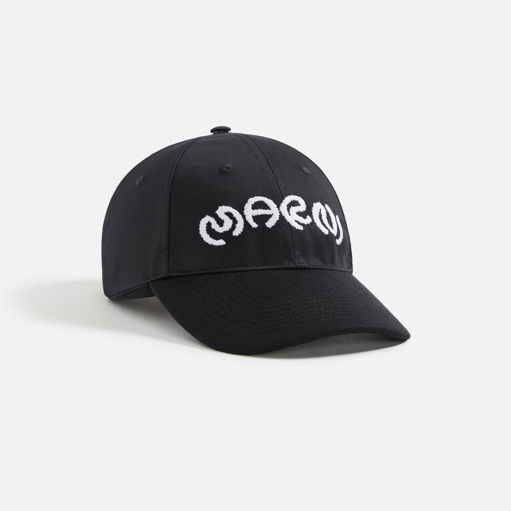 Marni Cotton Twill Hat - Black