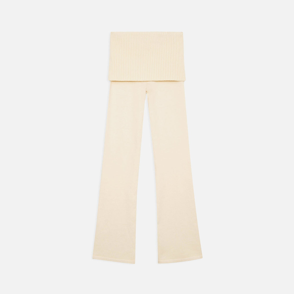 Frankies Bikinis Mason Cloud Knit Pant - French Vanilla