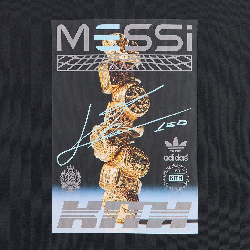 Kith & Messi for adidas Football Graphic Tee - Black